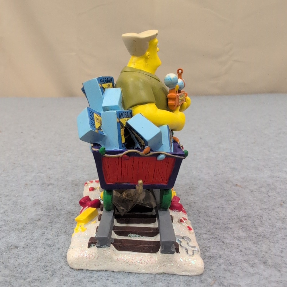 The Simpsons Christmas Express McBain Action Figure Giveaway Figurine 2005 0301 - Picture 4 of 5